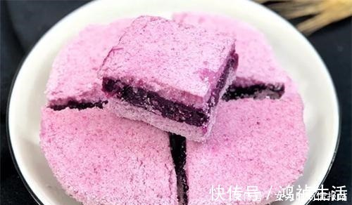 蛋糕|还在做电饭煲蛋糕试试这款松糕，颜值高更美味，香甜软糯更简单