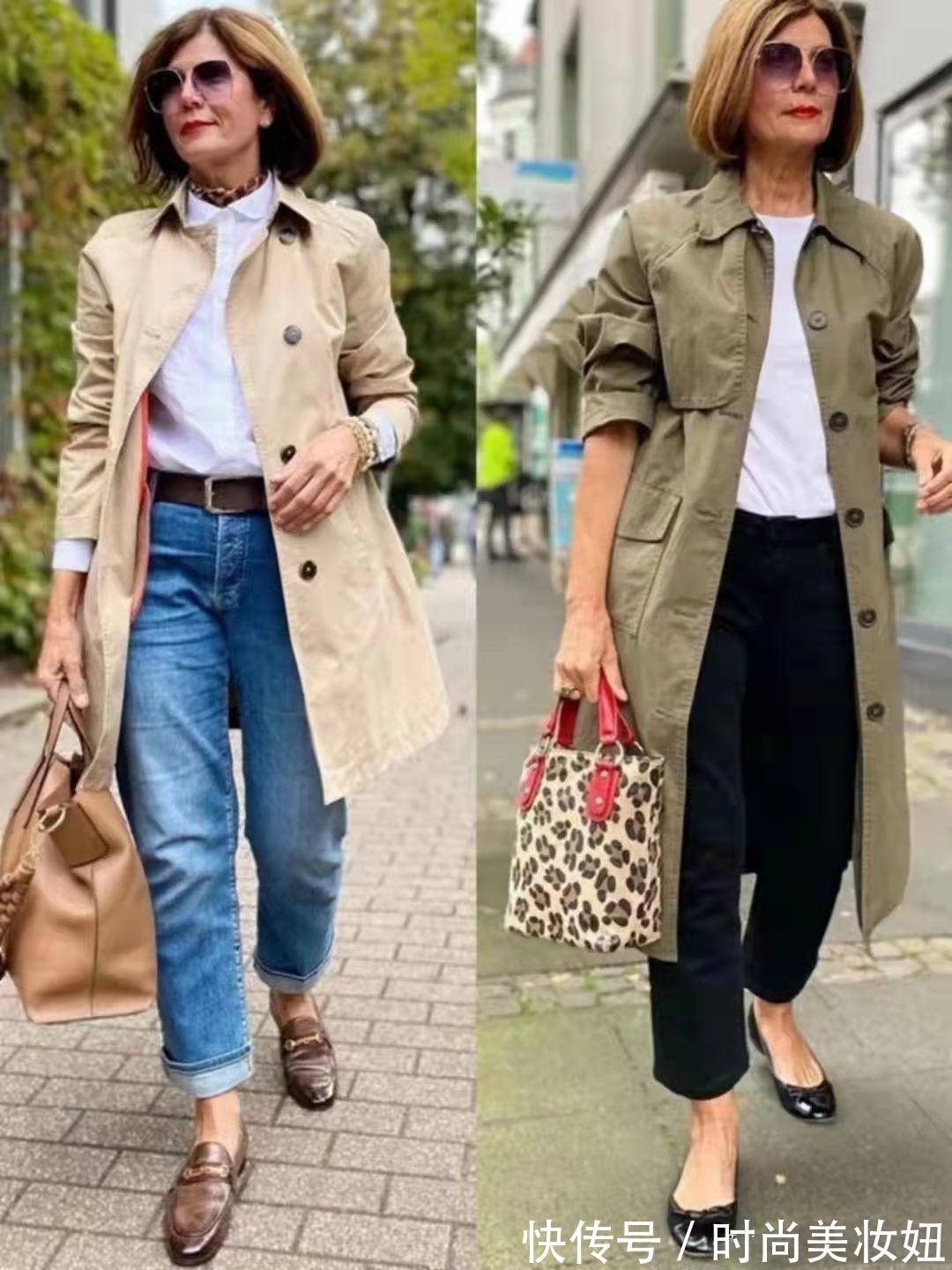 小清新|微胖奶奶就该这样穿,不浮夸不扮嫩,穿得体面又时髦,太美了