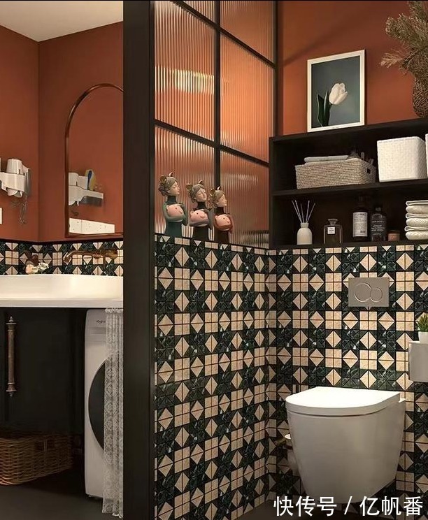 木板|不用花3千买储物柜,把卫生间墙做壁龛,颜值高,好用到爆