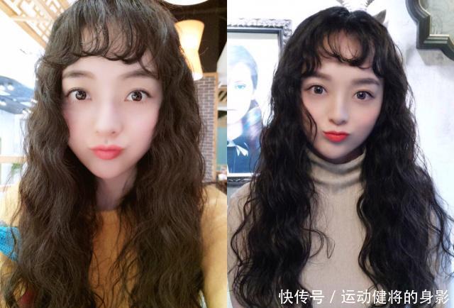 脸大|脸大女生的福音来了,试试今年流行的“海藻烫”发型,超显脸小