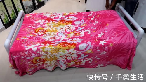 pvc管|外国达人用PVC管做张单人床,承重200斤比成品床结实,真会省钱