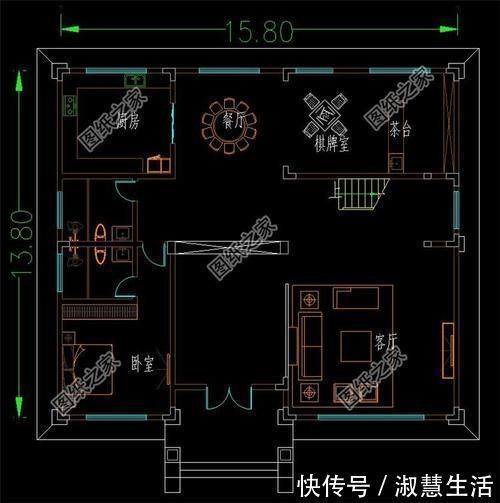 实力|农村15米乘14米的三层房屋，兼具颜值与实力，布局我给100分