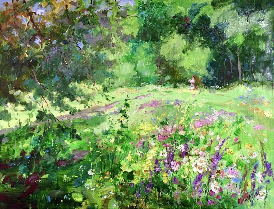 俄罗斯@浓郁的色彩,俄罗斯画家安德烈·米沙金的风景油画(一)