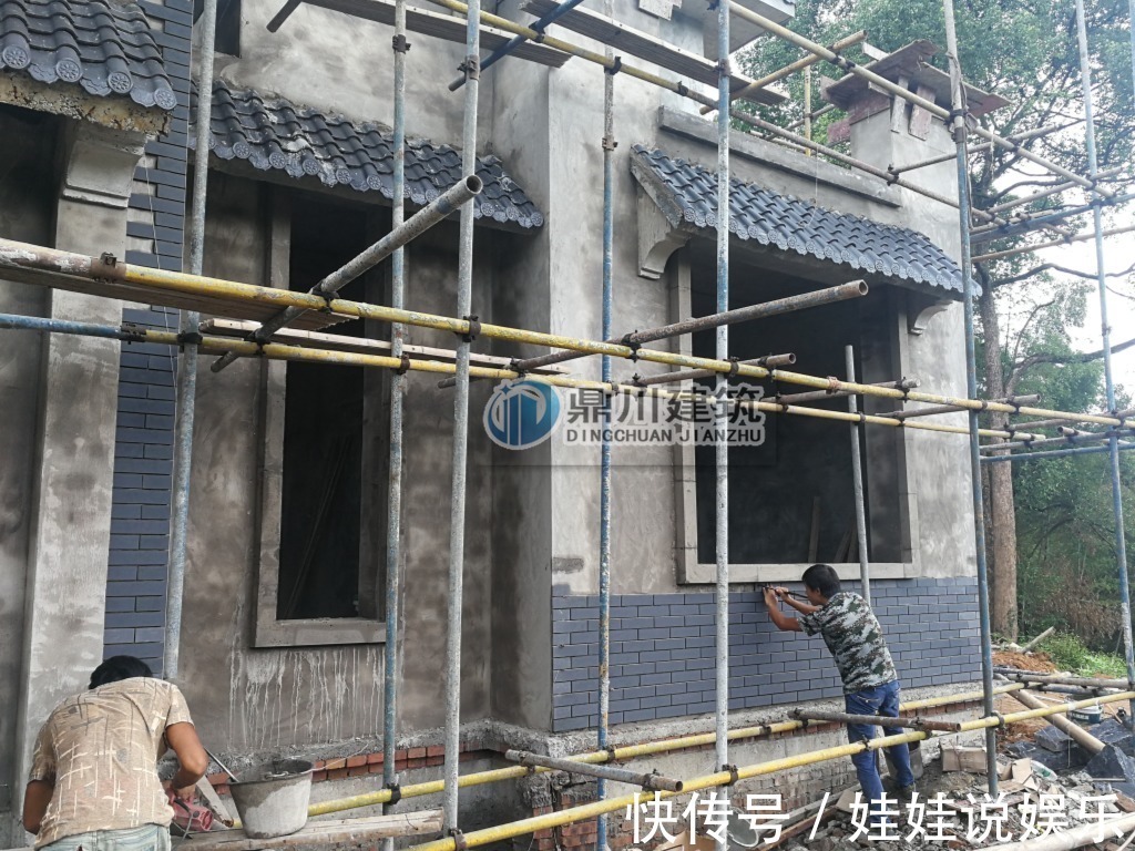 砖混|他花70万在乡下建四合院,庭院曲径幽深,堪比王府豪宅!