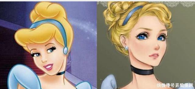 灰姑娘|迪士尼公主水墨画风,茉莉公主美丽性感,木兰公主美如画