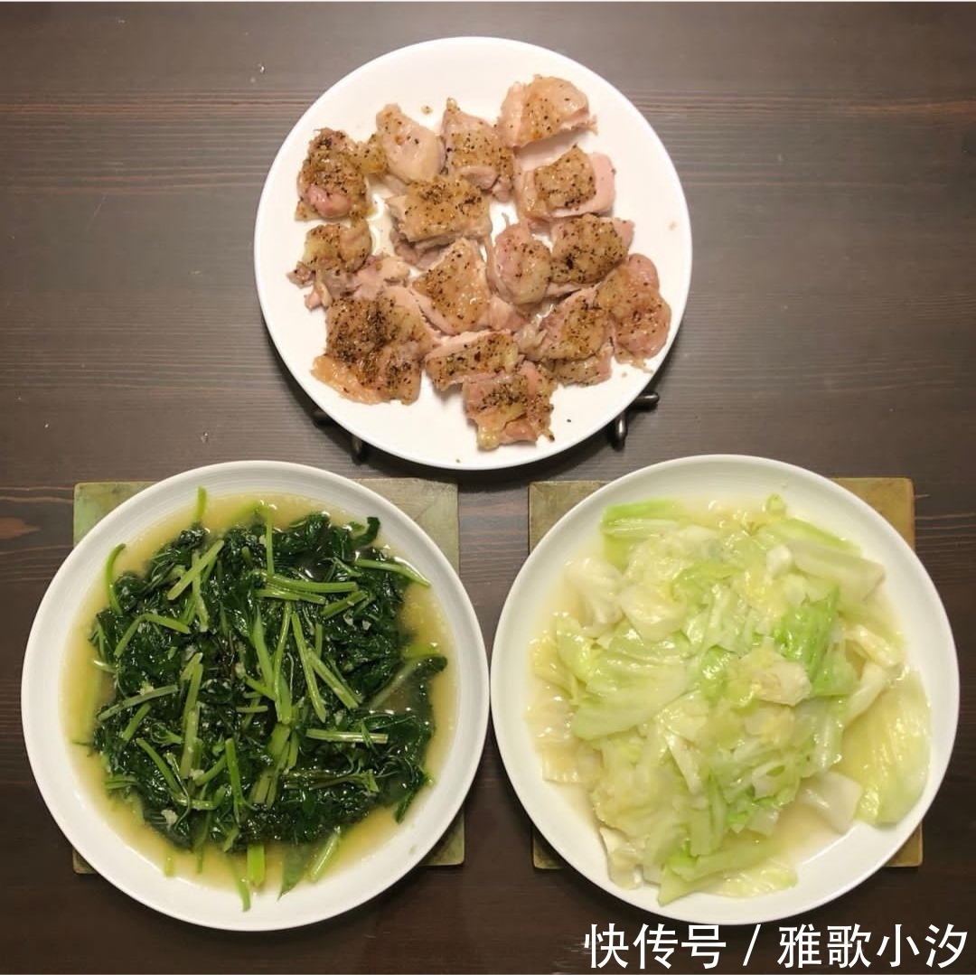 却说|“精明主妇”晒小两口的极简晚餐,网友却说:这哪里够吃?