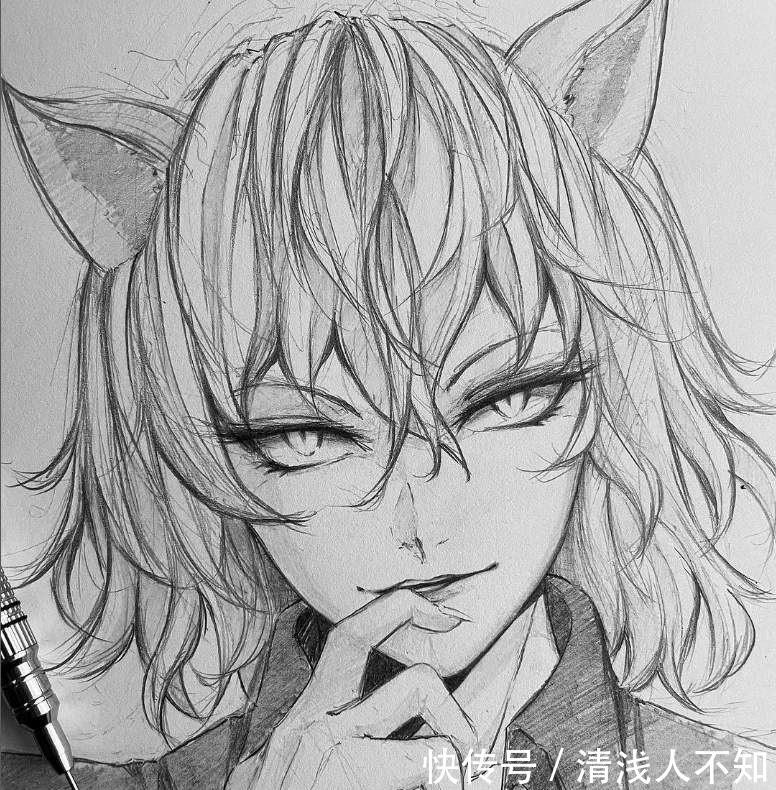 手绘&画师超精美铅笔手绘,让人想起了当年也是拿着铅笔画图的我们