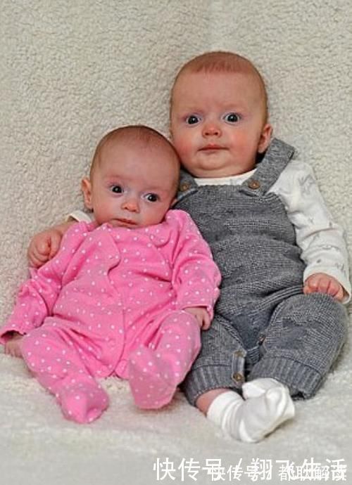 女子|英国女子怀孕三周后又怀孕!刨腹产生下一对龙凤胎,哥哥比妹妹大了一圈!