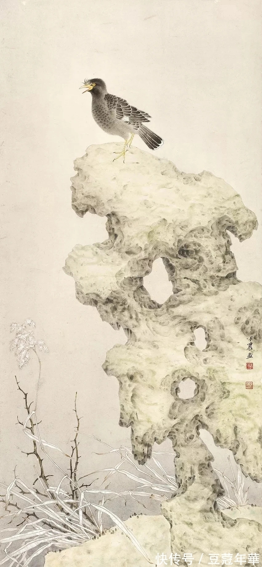 唯美!陈建强的花鸟画造境唯美,引人踏入清雅之境