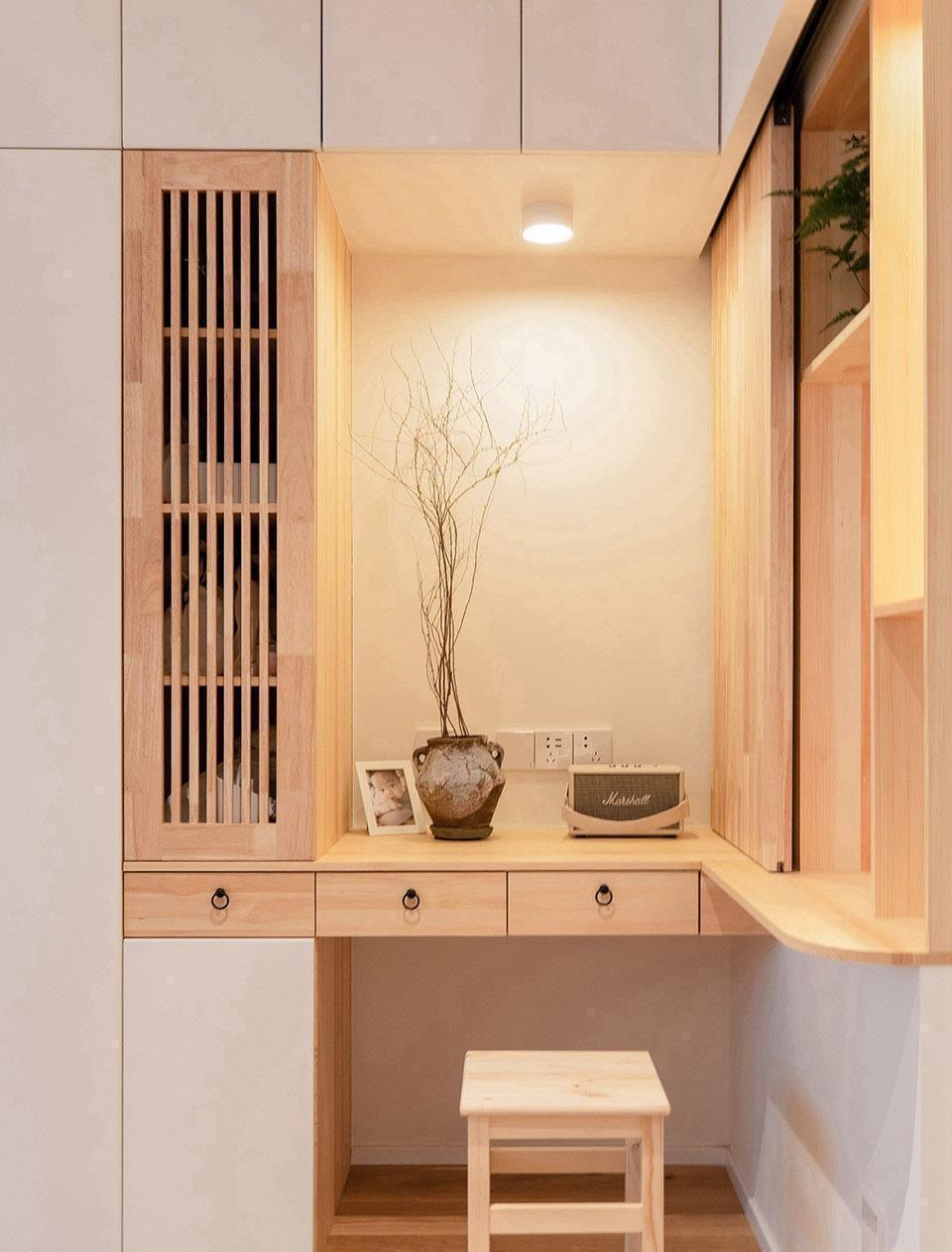 空间|45㎡小户型学区房,爆改后“小中见大”,整个家被一眼望穿