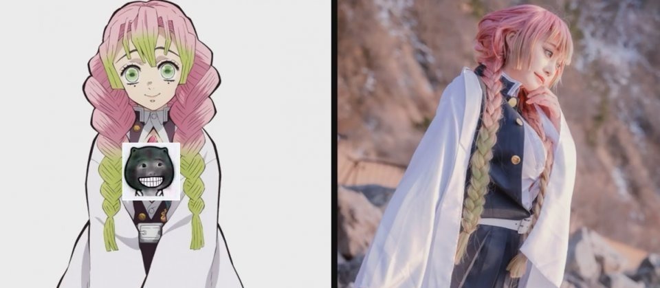 阿柒|鬼灭之刃COS:祢豆子惹人怜爱,伊之助肌肉感十足,漫迷们裂开了