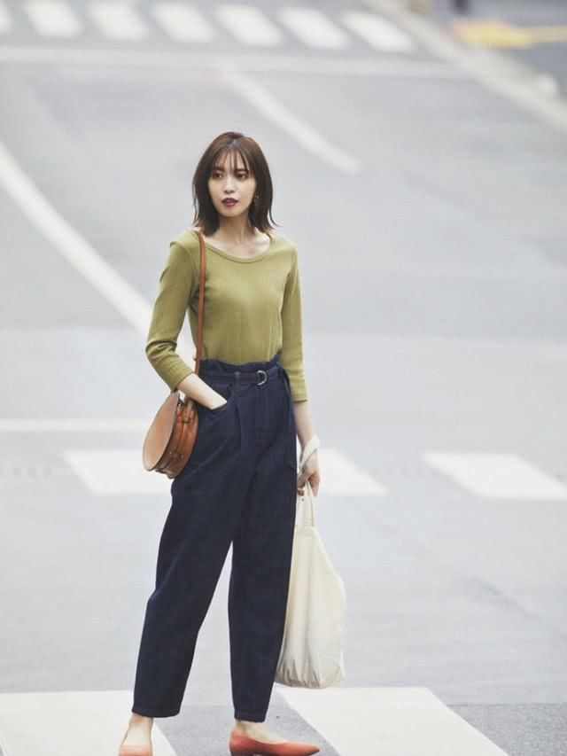 实力|日系小清新风穿搭示范,实力演绎最简单的时髦感