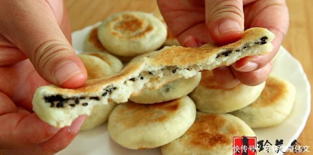 馅料|教你糯米芝麻小糖饼的做法,外酥里糯,馅料香甜,大人孩子都爱吃
