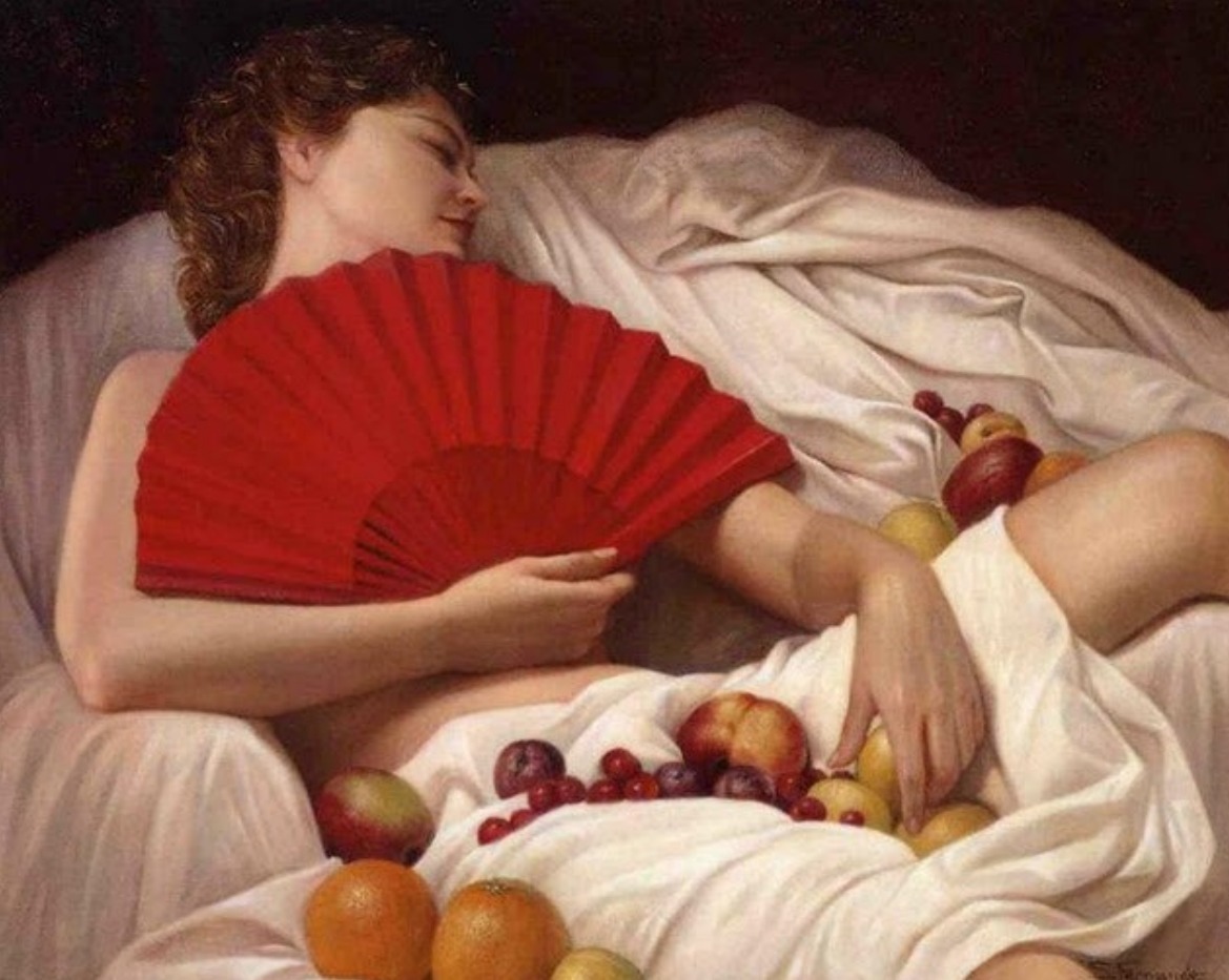 西班牙!西班牙艺术家 索莱达画中的女性,美丽动人!