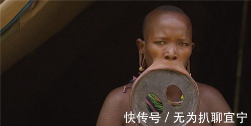 非洲!非洲一神秘部落,女孩10岁开始切嘴唇装盘子,盘子越大越好看