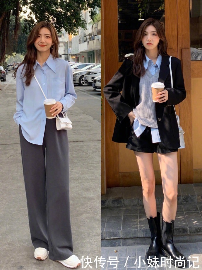 丢掉刻板印象搭配“衬衫”，学点实用技巧，怎么搭都时髦显瘦