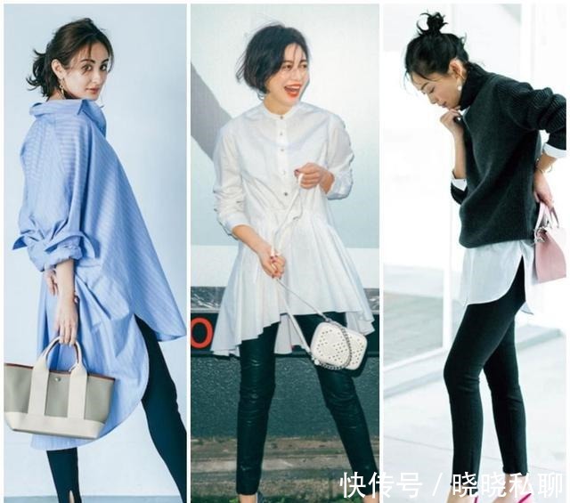衬衫 长款衬衫才是优雅女人的首选，比基础款衬衫时髦，比开衫洋气