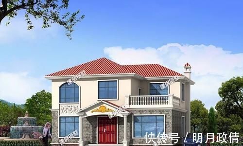 柴棚|适合农村建设的两栋别墅,第一栋是堂屋,第二栋是柴棚