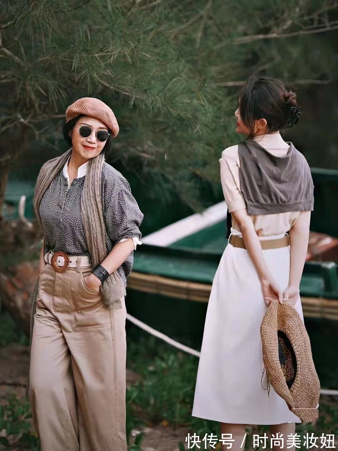 浅色|“时髦妈妈”都不穿大妈装了,无龄感穿搭更高级,照着穿减龄洋气