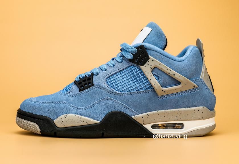 最新实物美照释出！全新 AJ4 “University Blue”即将登场！