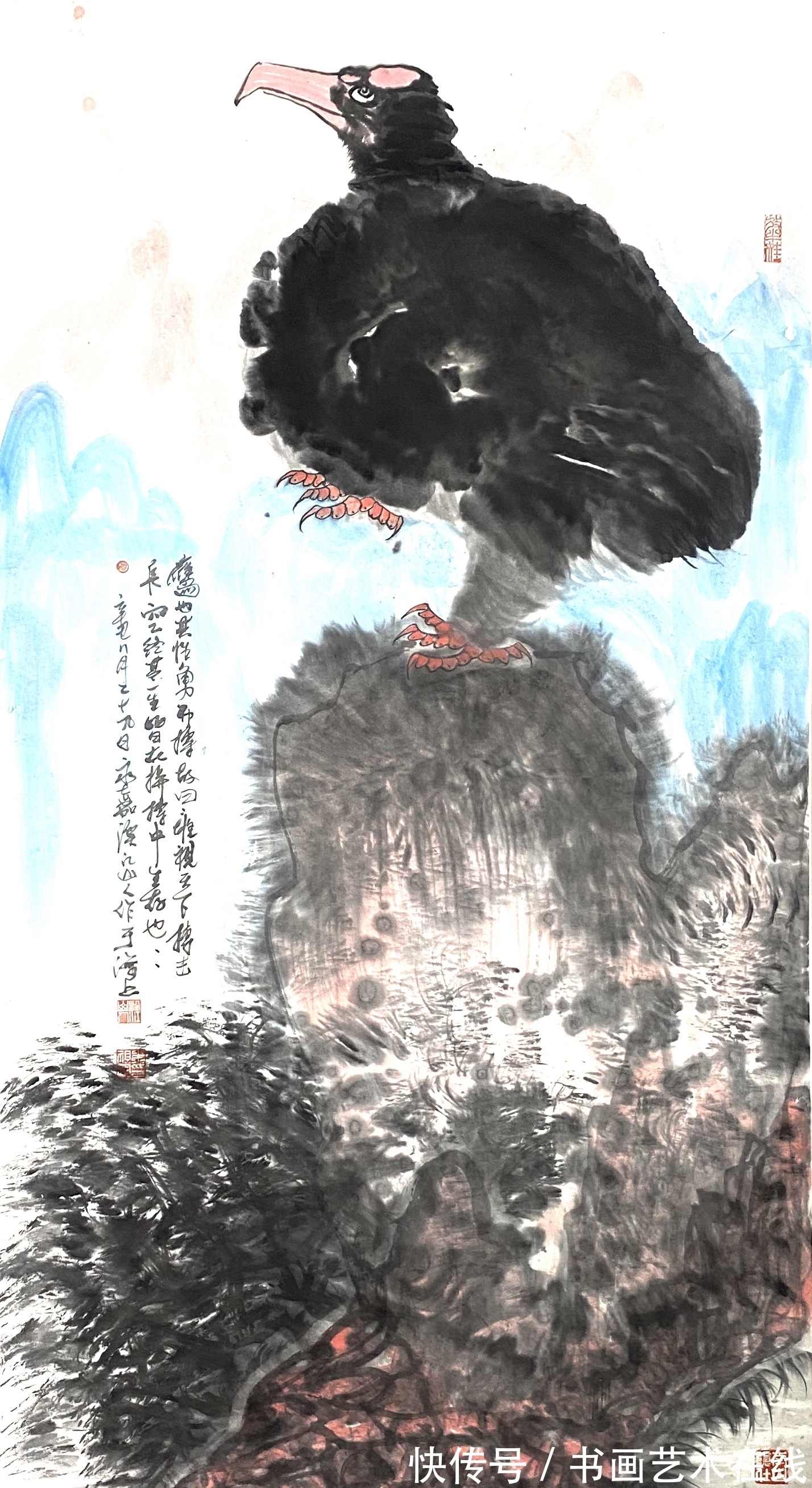 大写意@画鹰爱好——朱祖国与齐白石跨越年代的情缘