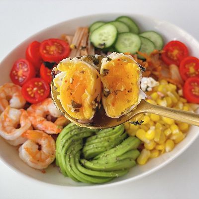 蟹柳|牛油果虾仁波奇饭