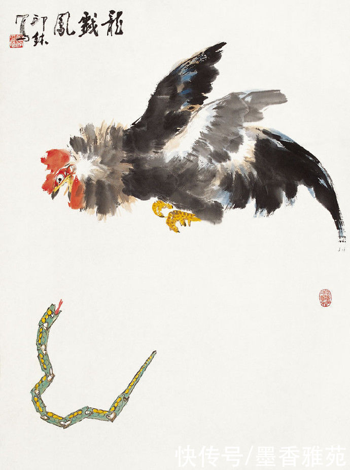 花鸟画|当代画家萧朗精品花鸟画作品欣赏