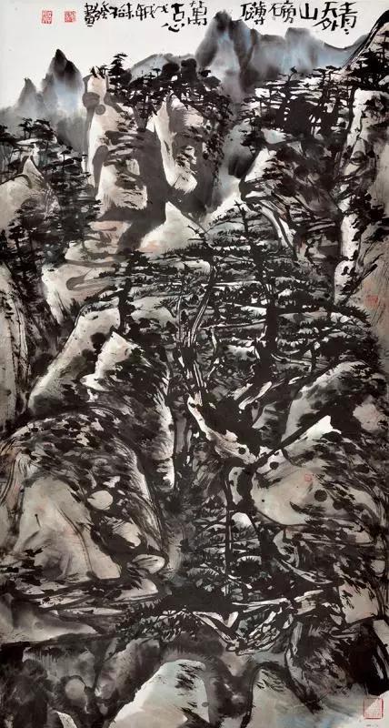 山水画|汪为胜 : 笔墨与皖南山水——谈朱松发山水画作