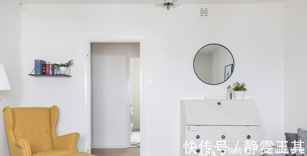 衣柜|晒父母57平小户型，全屋都很温馨，卫生间门口打衣柜太舒服了