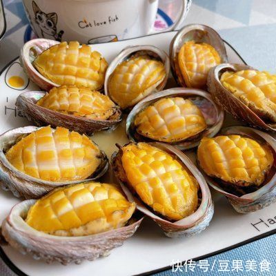 k#少盐饮食 轻松生活#原汁原味清蒸鲍鱼、九节虾