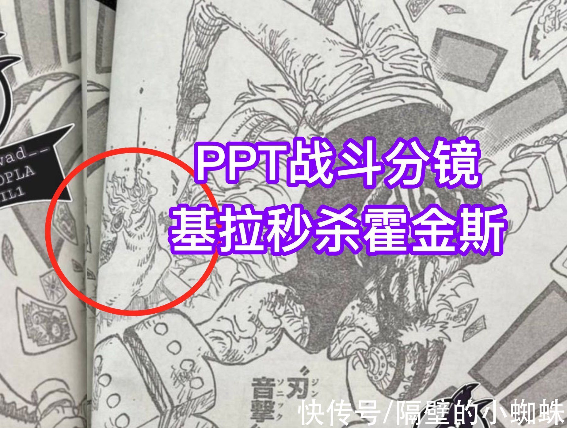 蜘蛛|海贼王1029话：尾田上演“PPT打斗”，基拉击败霍金斯，却不激情