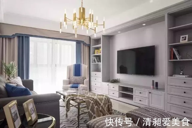 玄关柜|电视墙要不要装柜子?一进屋就被迷住了,全屋太漂亮了