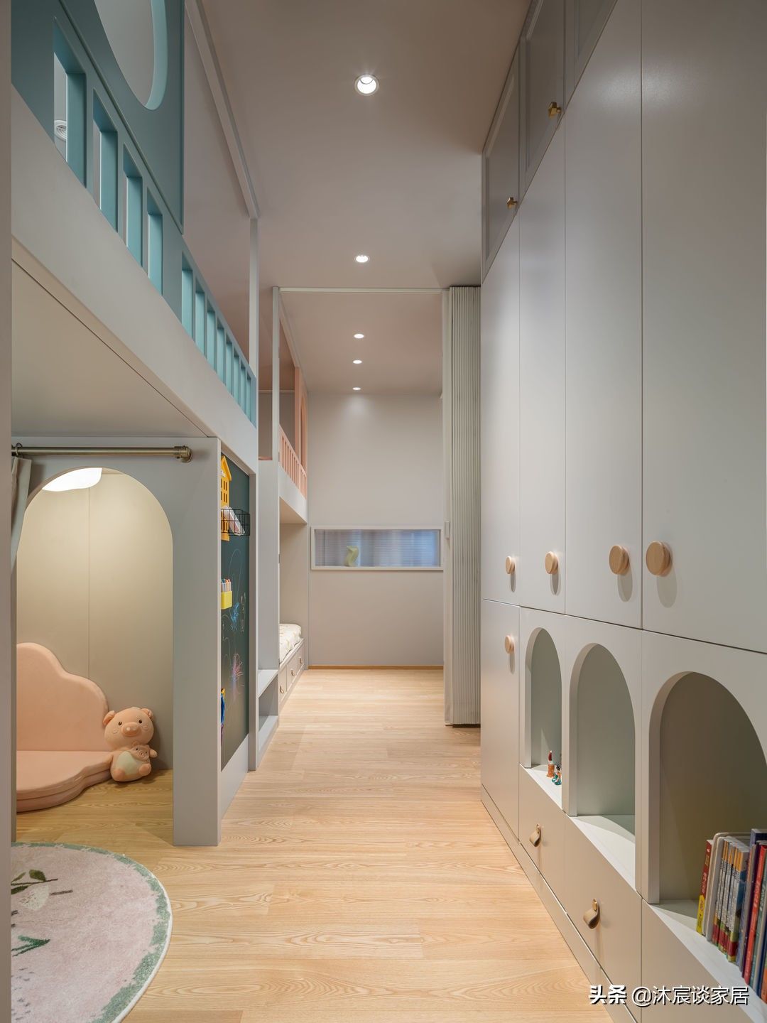 高低床|佩服!她把仅55㎡的家重新改造,有“4室”两卫,老破小逆袭成功