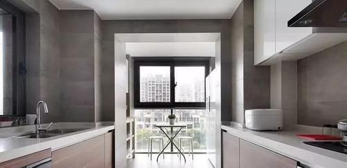 阳台|厨房旁的小阳台原来还可以这么设计,太实用,瞬间后悔我家装早了