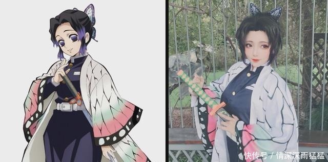 阿柒|鬼灭之刃硬核COS，蝴蝶忍神还原！泰国小哥看后也要认输！