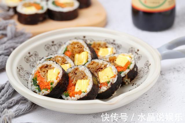 汤匙|在家就能做的韩式料理，饭和菜卷一起，营养丰富又美味，老少皆宜