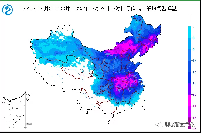 聊城发布重要天气预报，十一期间全市有大风降温天气