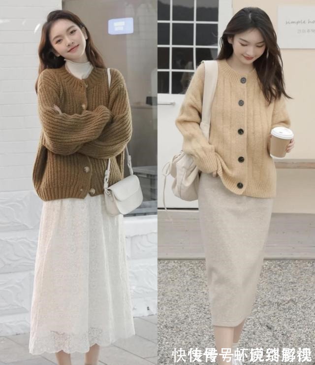 穿搭 早春不知道穿啥外套毛衣外套逆袭归来,这些搭配就很好看!