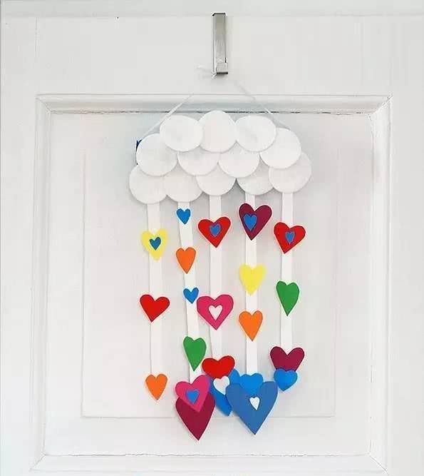 七色|和孩子一起制作七色彩虹挂件,挂在小房间,赏心悦目