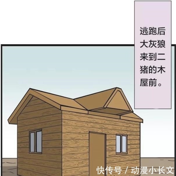 |搞笑漫画：童话里的三只小猪，长大了