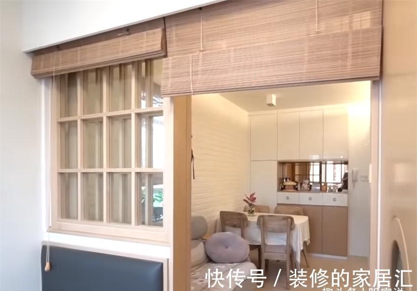 收纳|退休夫妇买下35㎡养老房，一室改两室，将蜗居变成温馨中式家