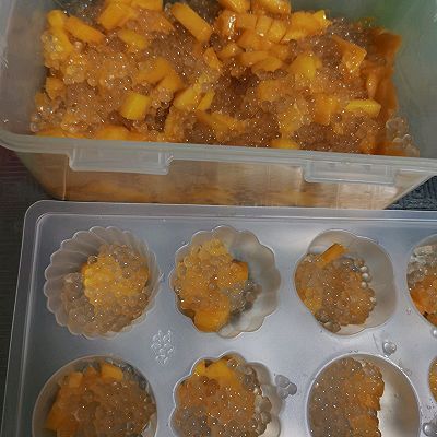 果冻|夏季凉粉水果捞果冻儿童食品