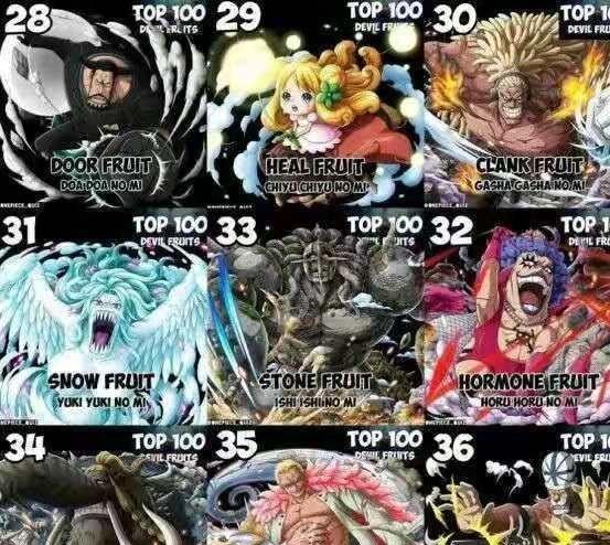 排名|海贼王:外国海迷给100颗恶魔果实排名,怀疑是假粉,实在太乱来