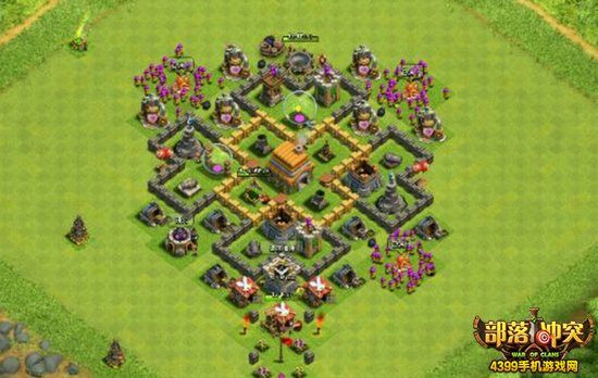 部落冲突最新6本双防空火箭阵型推荐 快资讯