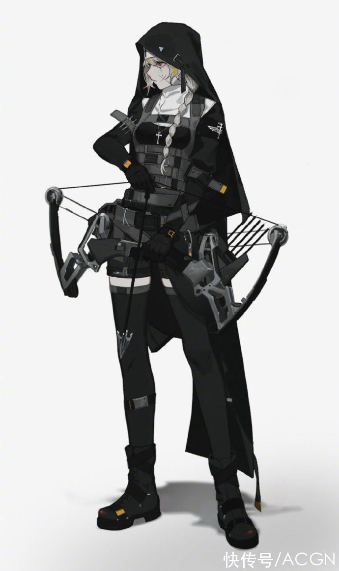 黑礁|画师大佬笔下全副武装的修女和女仆,物理超度什么的也太帅了吧