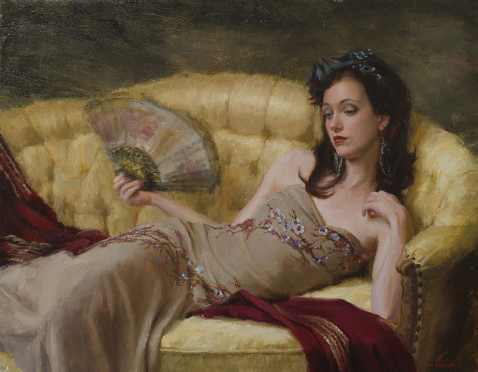 艺术家!色彩的情感表现,美国艺术家迈克尔的绘画作品