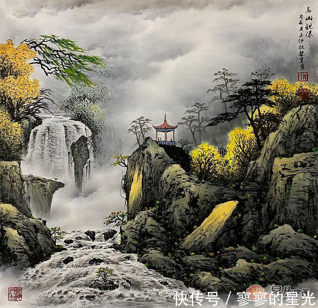 龙宽&画家龙宽 以诗心作画 用彩墨绘出无声的诗