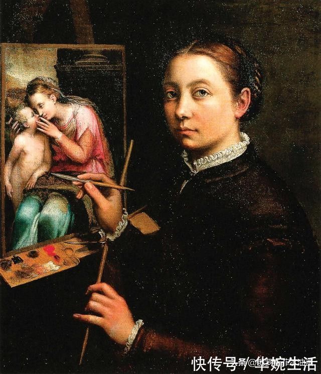self!意大利杰出女画家Sofonisba《画家姐妹下棋的肖像》欣赏以及介绍