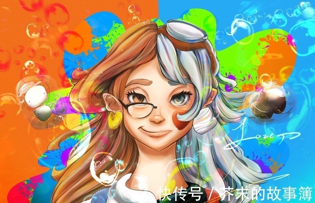 插画师!一眼惊艳的人物角色手绘插画,用来做头像也很nice