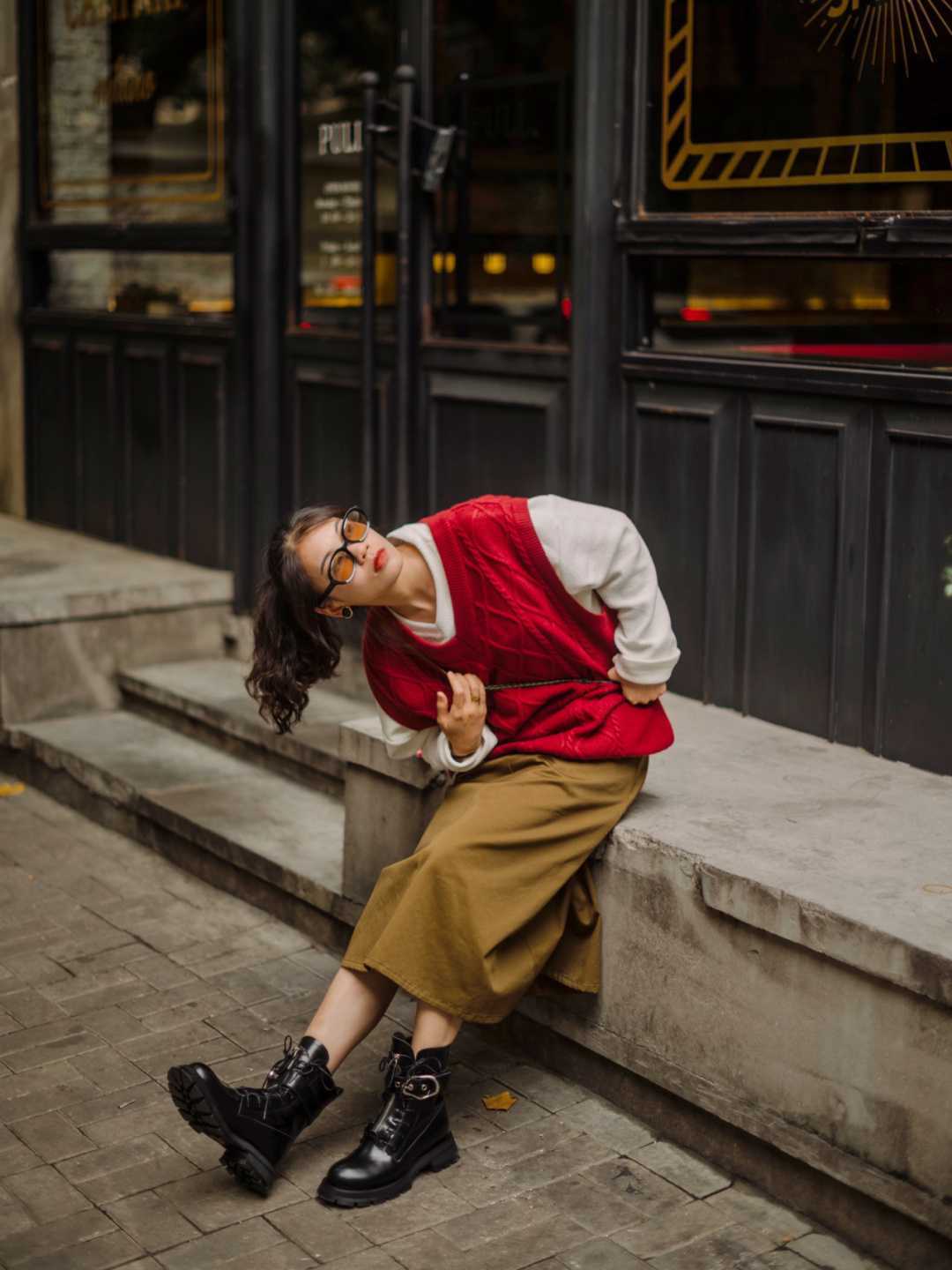 铆钉 冬天马丁靴也不要乱穿,这“三款”笨重又难搭配,赶快舍弃吧